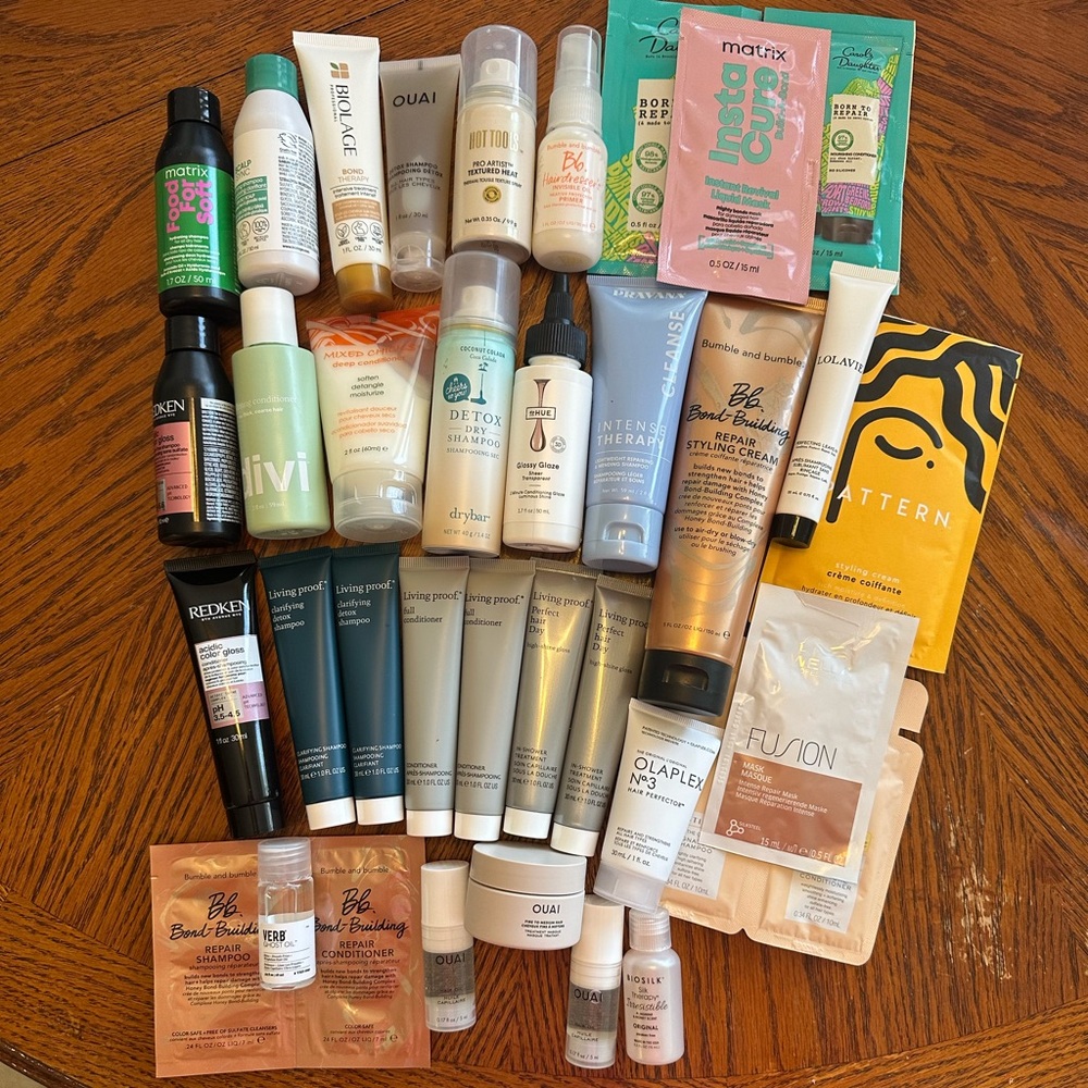 ULTA products 33 pieces NEW OUAI Living Proof Bumble & Bumble